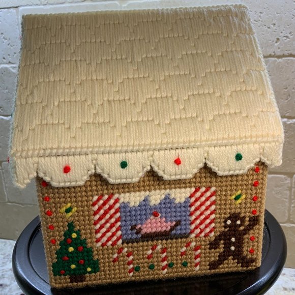 Gingerbread House Holiday Cross Stitch - Already Made for you! #2 - Picture 3 of 7